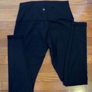 Lululemon Black High Rise Wunder Under